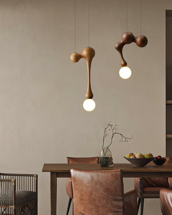 Jenna Wooden Pendant Lamp-DWHOME