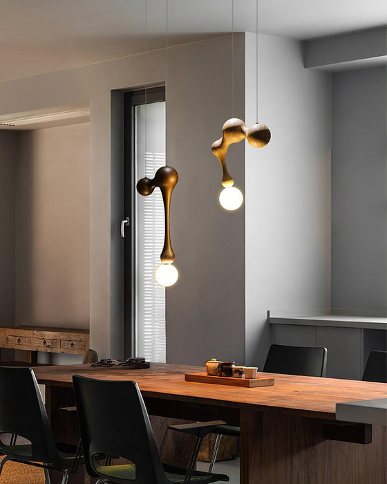 Jenna Wooden Pendant Lamp-DWHOME