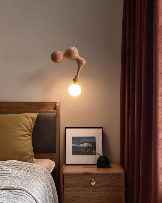 Jenna Wooden Pendant Lamp-DWHOME
