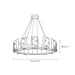 Jessie Alabaster Round Chandelier-DWHOME
