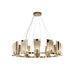 Jessie Alabaster Round Chandelier-DWHOME