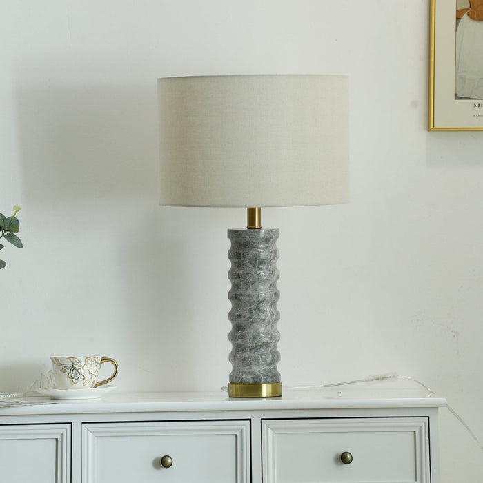 Julienne Marble Table Lamp-DWHOME