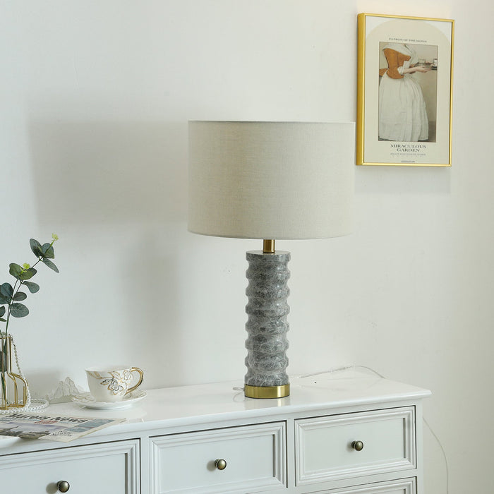 Julienne Marble Table Lamp-DWHOME