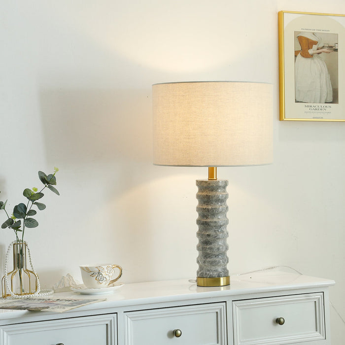 Julienne Marble Table Lamp-DWHOME