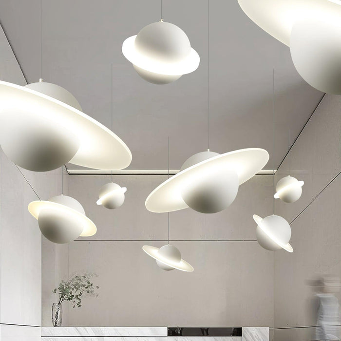 Jupiter Ring Pendant Light-DWHOME