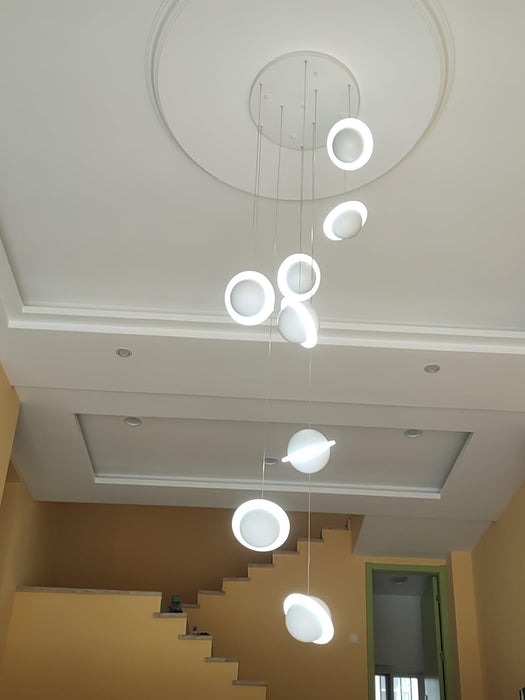 Jupiter Ring Pendant Light-DWHOME