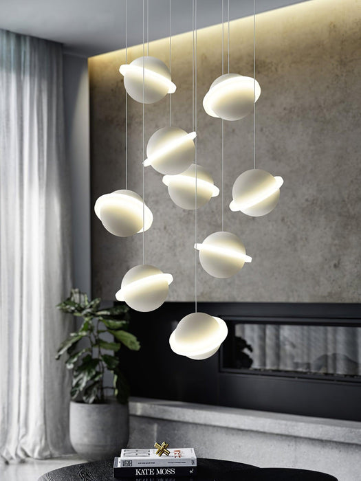 Jupiter Ring Pendant Light-DWHOME