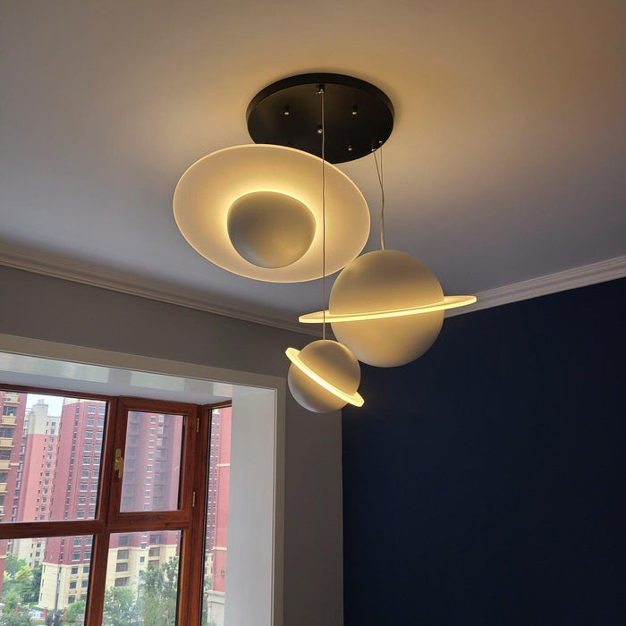 Jupiter Ring Pendant Light-DWHOME