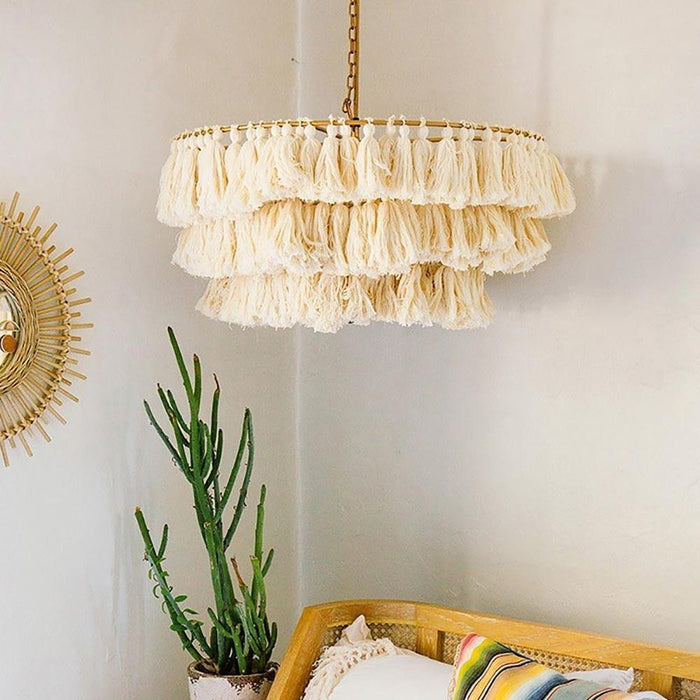 Fela Tassel Chandelier - DWHOME