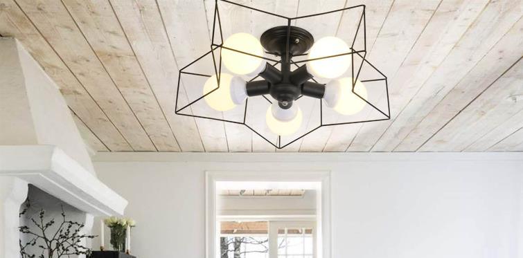 KLARA Star Frame Ceiling Lamp - DWHOME