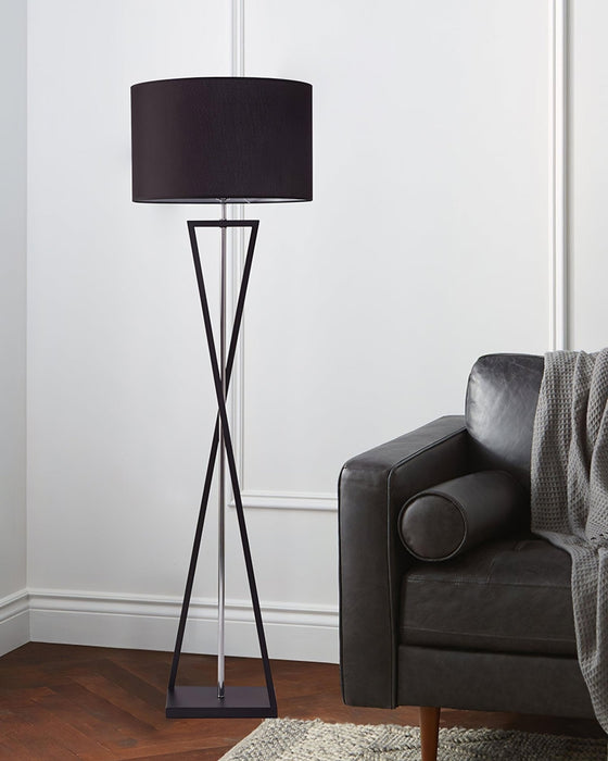 Kaden Black Floor Lamp.