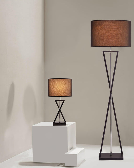 Kaden Black Floor Lamp.