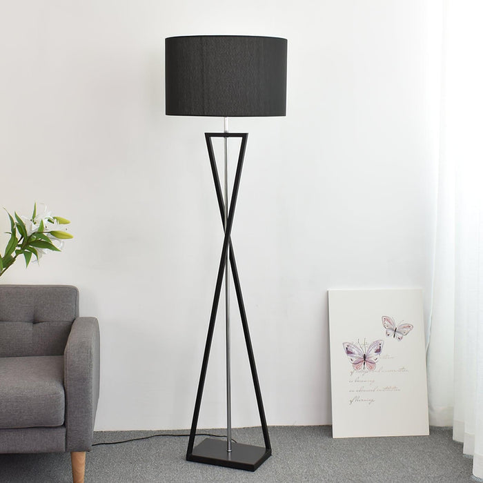 Kaden Black Floor Lamp.