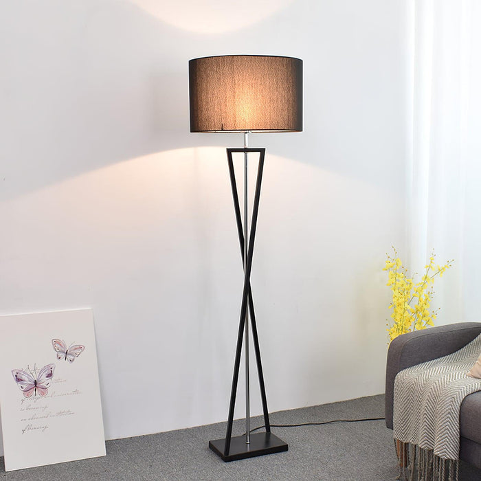 Kaden Black Floor Lamp-DWHOME