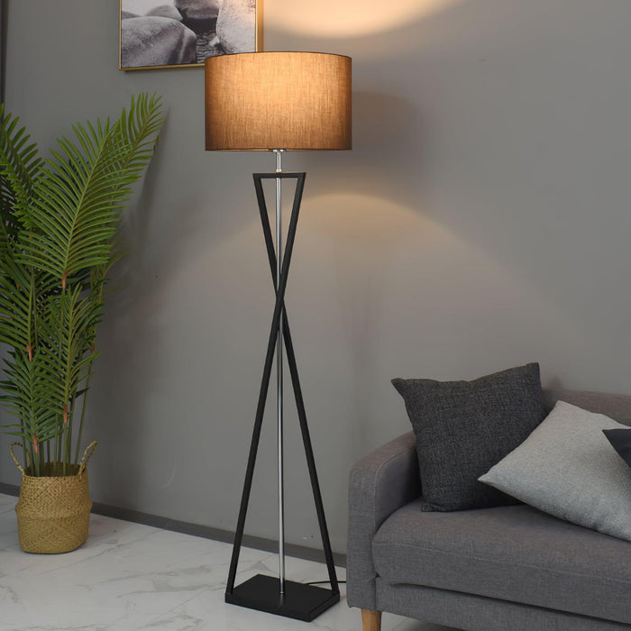 Kaden Black Floor Lamp.