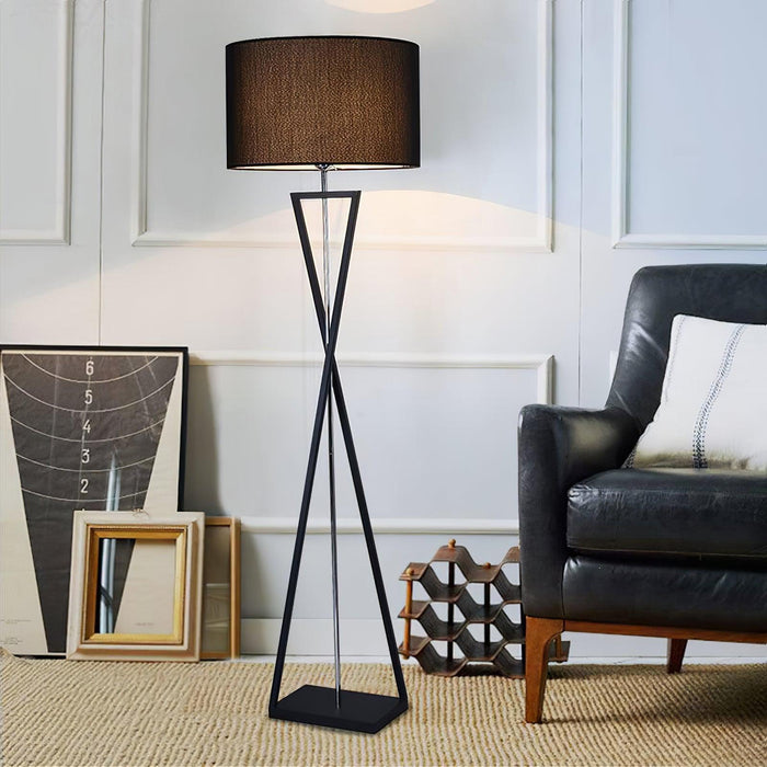 Kaden Black Floor Lamp-DWHOME