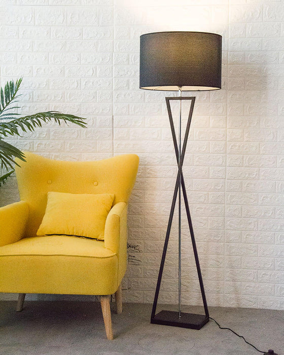 Kaden Black Floor Lamp.