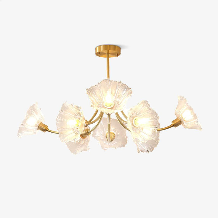 Kalin Flower Glass Chandelier.