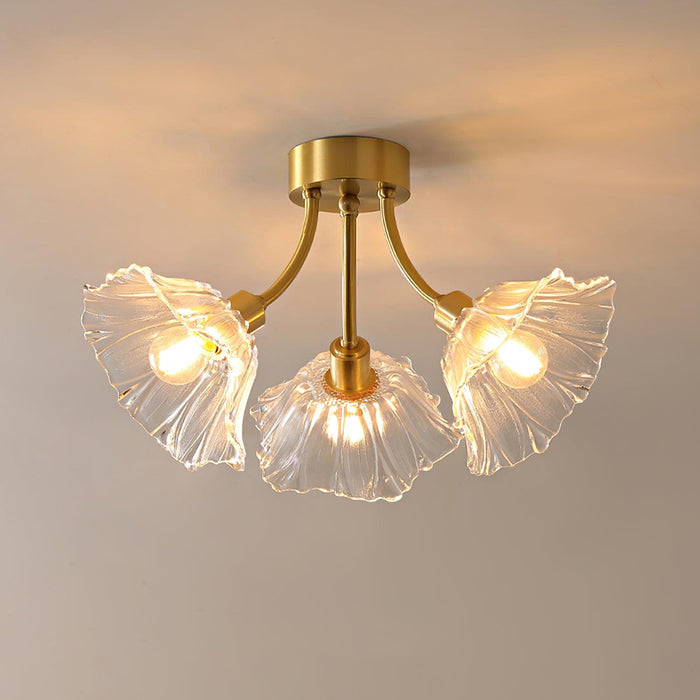 Kalin Flower Glass Ceiling Lamp.