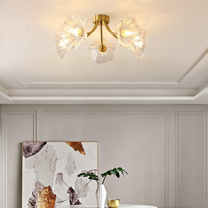 Kalin Flower Glass Ceiling Lamp.