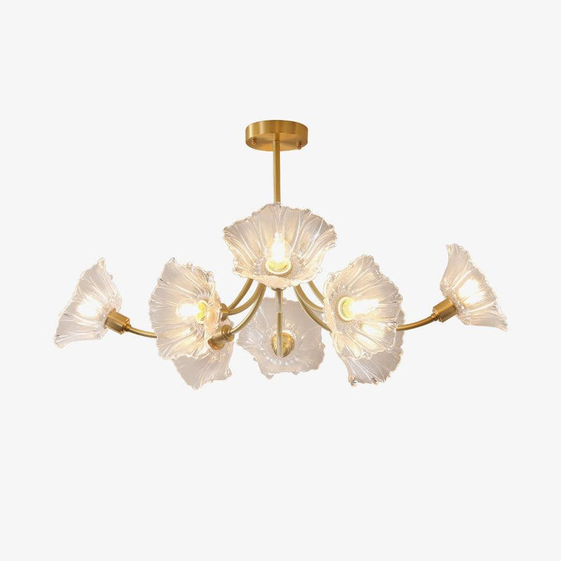 Kalin Flower Glass Chandelier-DWHOME