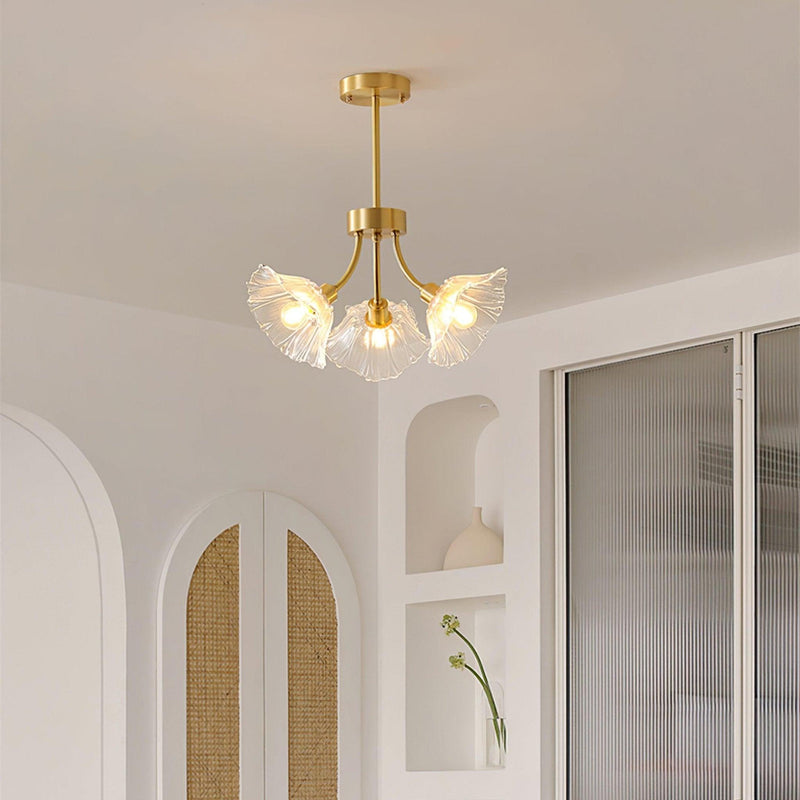 Kalin Flower Glass Chandelier-DWHOME