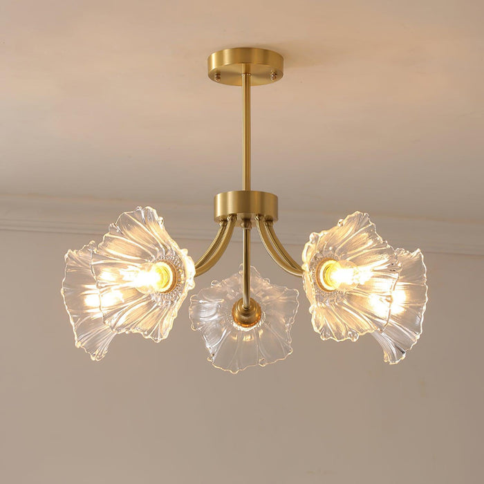 Kalin Flower Glass Chandelier - DWHOME