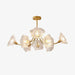 Kalin Flower Glass Chandelier.