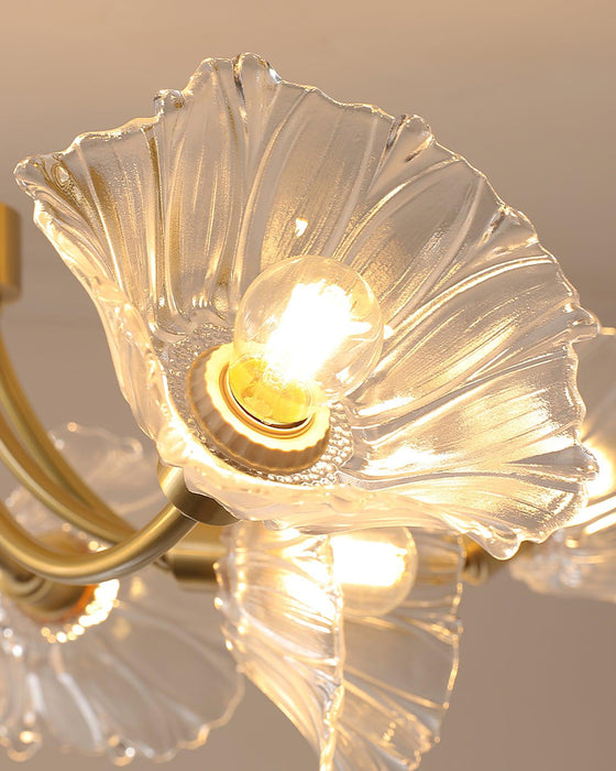 Kalin Flower Glass Chandelier.