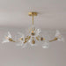 Kalin Flower Glass Chandelier.