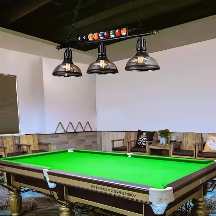 Kasha Billiard Chandelier.