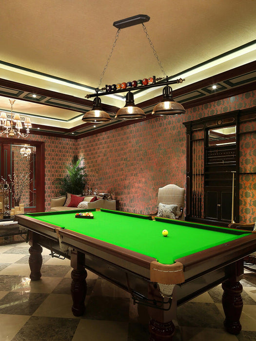 Kasha Billiard Chandelier.