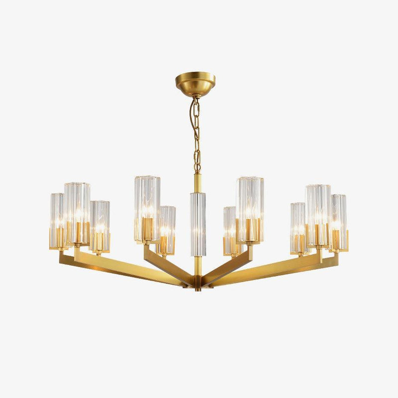 Kayla Brass Chandelier-DWHOME