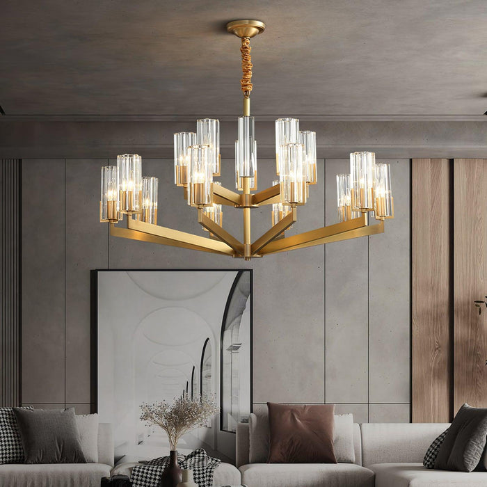 Kayla Brass Chandelier - DWHOME