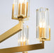 Kayla Brass Chandelier - Vakkerlight