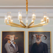 Kayla Brass Chandelier-DWHOME