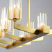 Kayla Brass Chandelier - Vakkerlight