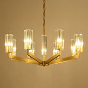 Kayla Brass Chandelier-DWHOME
