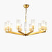 Kayla Brass Chandelier - Vakkerlight