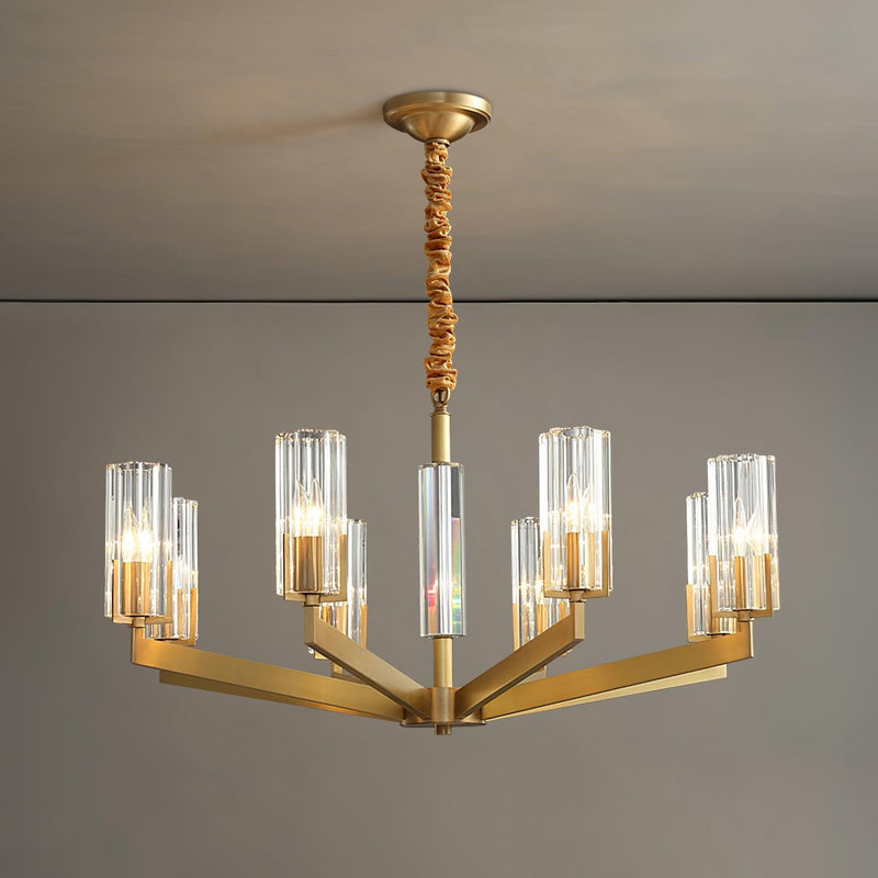 Kayla Brass Chandelier-DWHOME