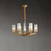 Kayla Brass Chandelier - Vakkerlight