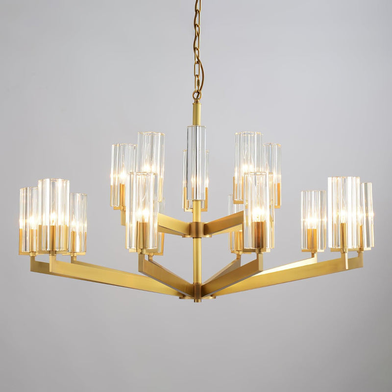 Kayla Brass Chandelier-DWHOME