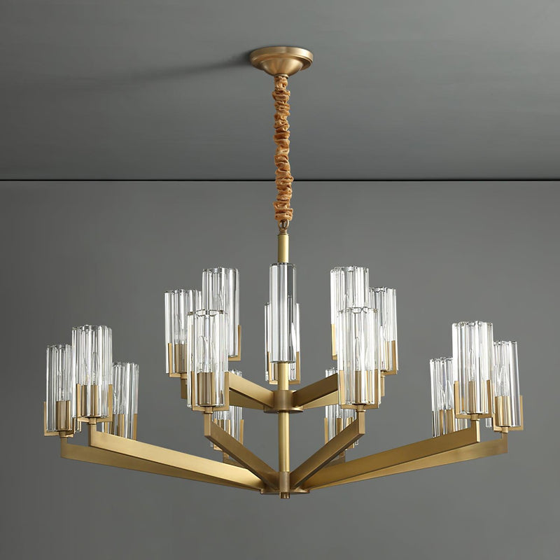 Kayla Brass Chandelier-DWHOME