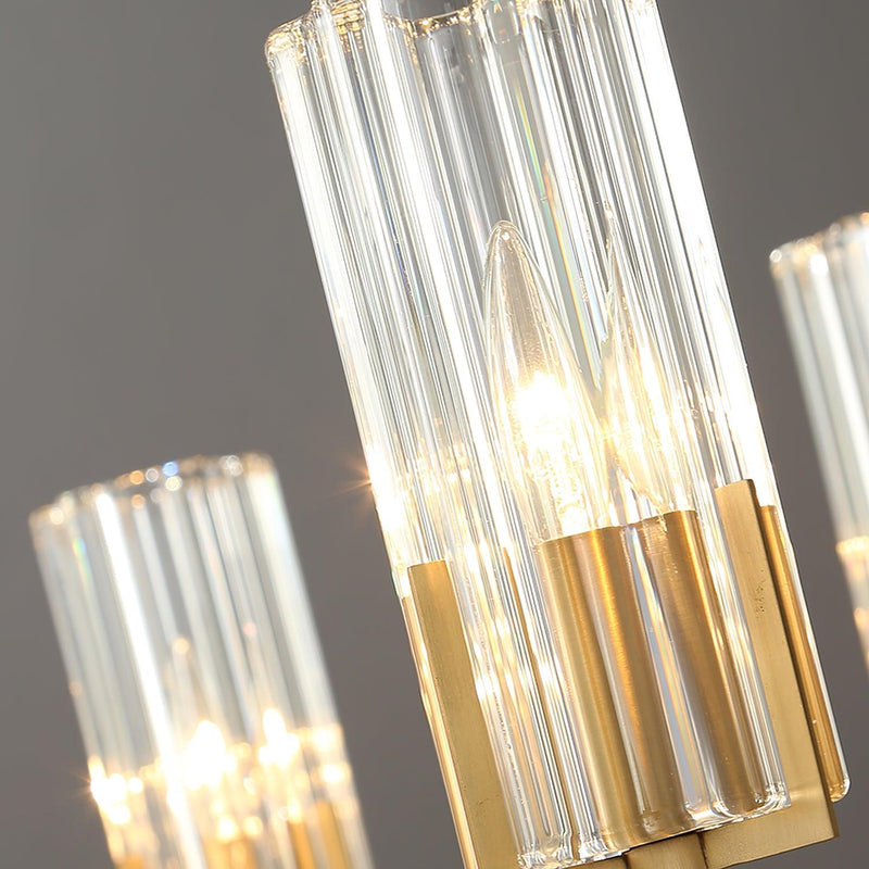 Kayla Brass Chandelier-DWHOME