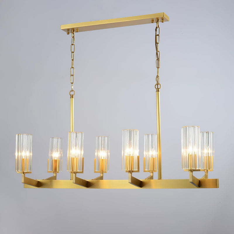 Kayla Brass Chandelier-DWHOME