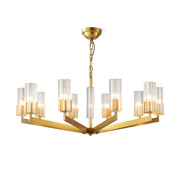 Kayla Brass Chandelier-DWHOME