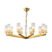 Kayla Brass Chandelier - Vakkerlight