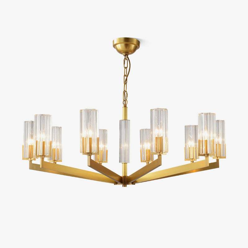 Kayla Brass Chandelier-DWHOME