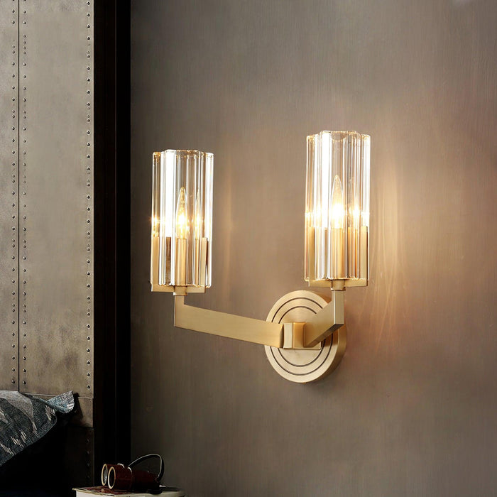 Kayla Brass Wall Lamp.