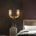 Kayla Brass Wall Lamp.